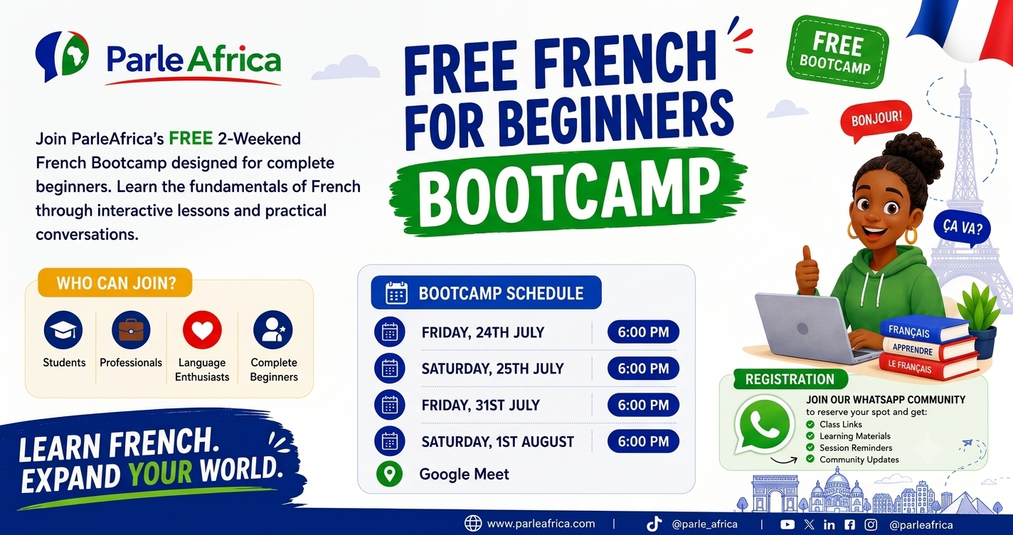 Free French Bootcamp — Cohort 1